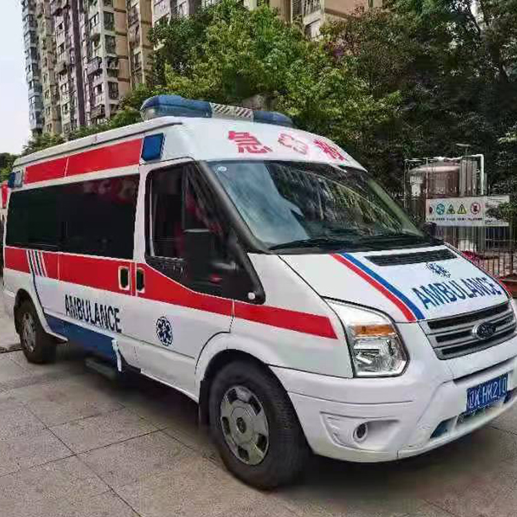 广丰长途救护车护送病人返乡